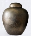 208943 stenen urn zwart goud 800
